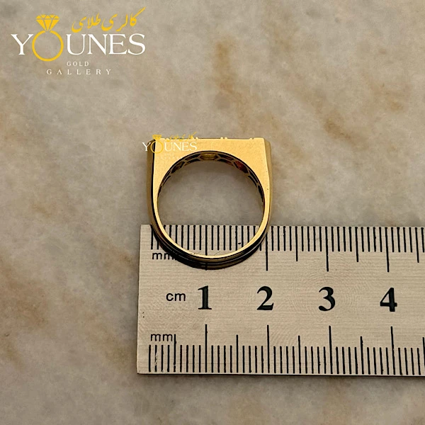 انگشتر طلا باگت نگینی